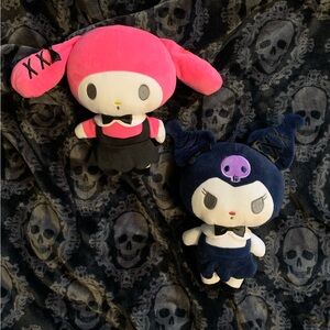 My Melody & Kuromi plushies